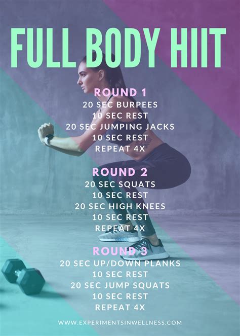 20 minute hiit workout with weights